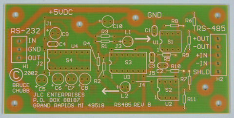 RS232 to RS485 Conversion Card (RS485) - JLC Enterprises - 1