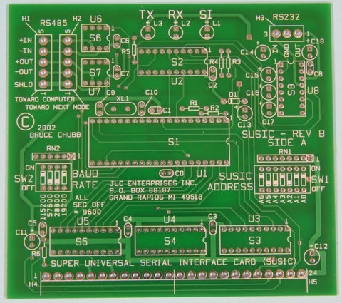 Super Universal Serial Interface Card (SUSIC) - JLC Enterprises - 1